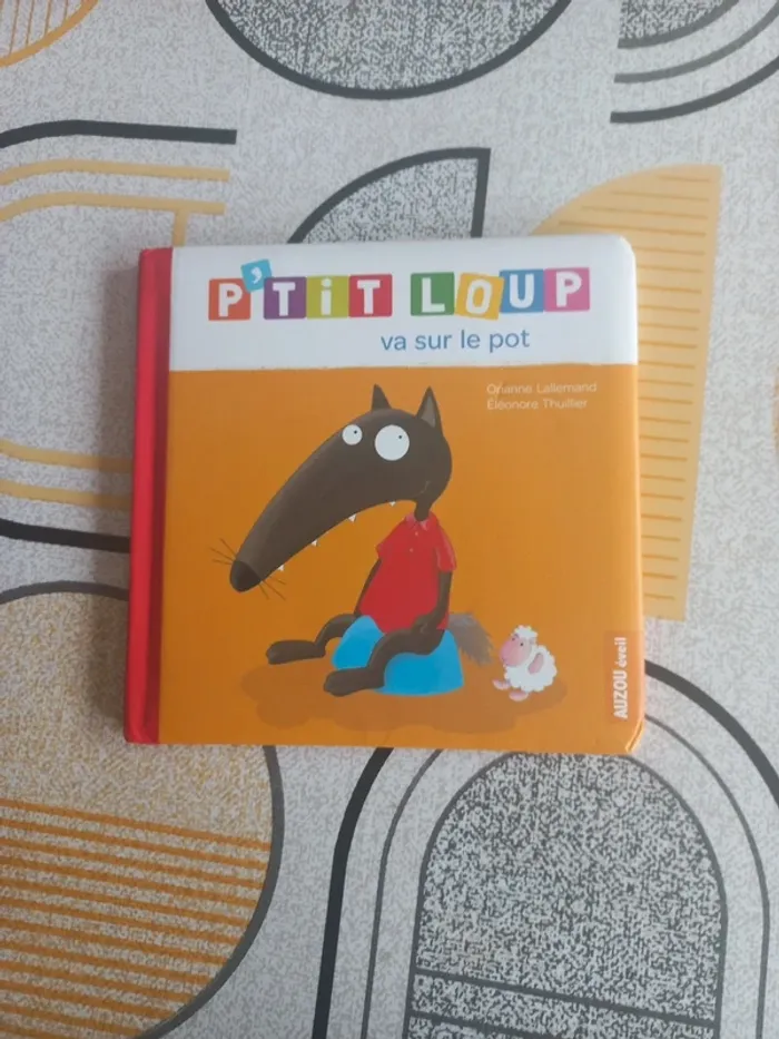 Livre P'tit Loup va sur le pot Auzou
