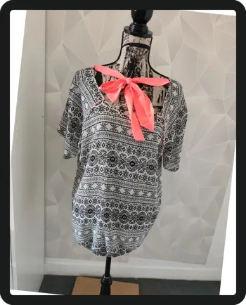 Blouse manches courtes