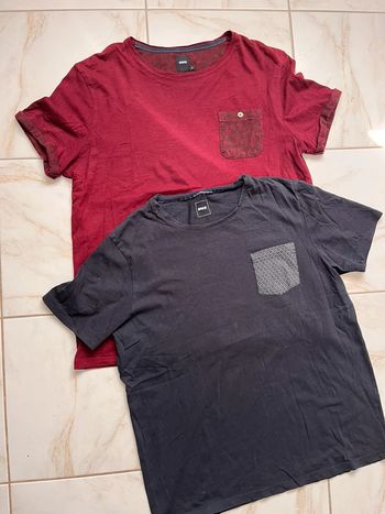 2 t-shirt homme taille XL