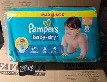 Couche pampers T3 124 couches