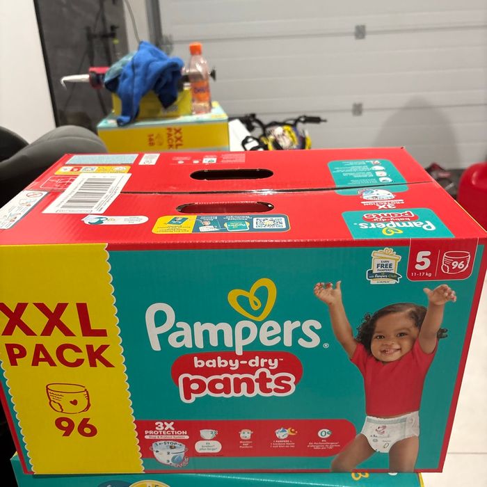 Pampers baby dry pants t5 contenance 96 couches