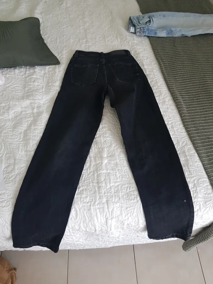 Jeans zara taille haute - photo numéro 3