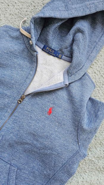 Sweat à capuche zippé Polo Ralph Lauren - Bleu chiné - Taille S