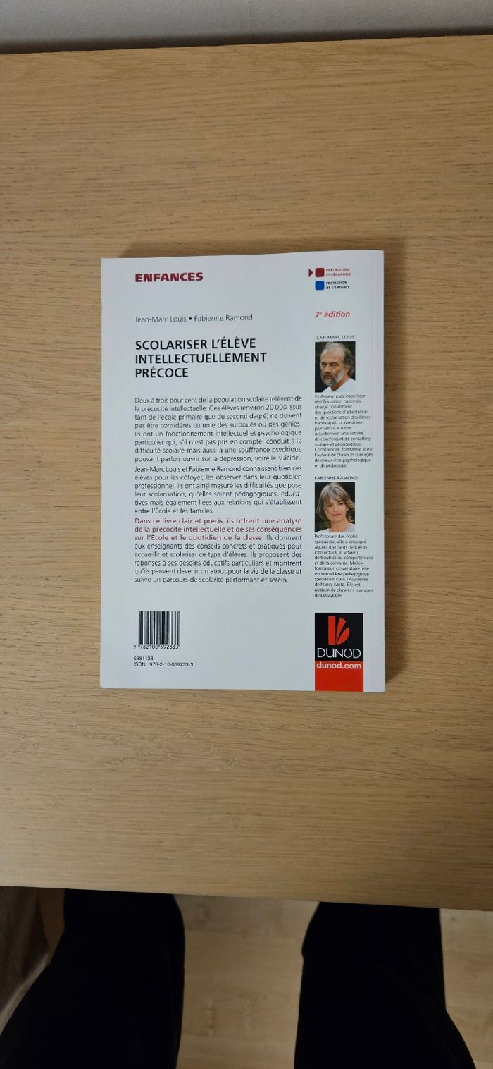 Scolariser l'élève intellectuellement précoce jean Marc Louis Fabienne ramond dunod - photo numéro 2