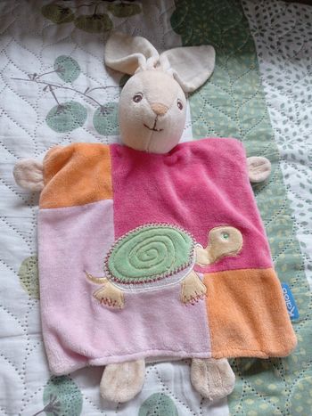 Doudou lapin kaloo tortue