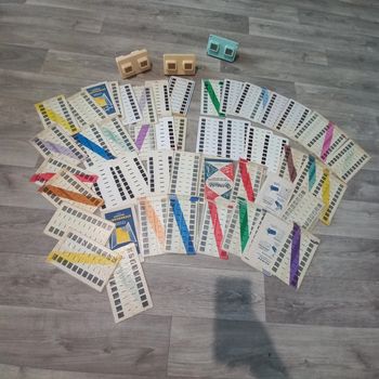 Collection stereoscope et 49 cartes