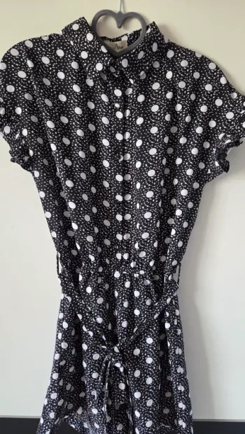Combishort Noir et blanc de chez Cerise Blue en Taille S/36