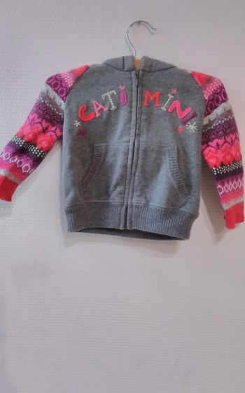 Gilet brodé catimini 12 mois