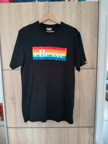Tee shirt ellesse multicolore M noir