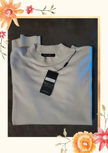 Sweat beige "Nana" neuf avec étiquette, taille XXL🇵🇹