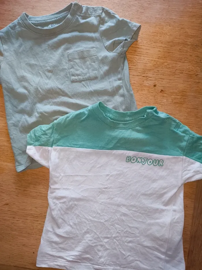Lot de t-shirts garçon 18 mois excellent état Kiabi