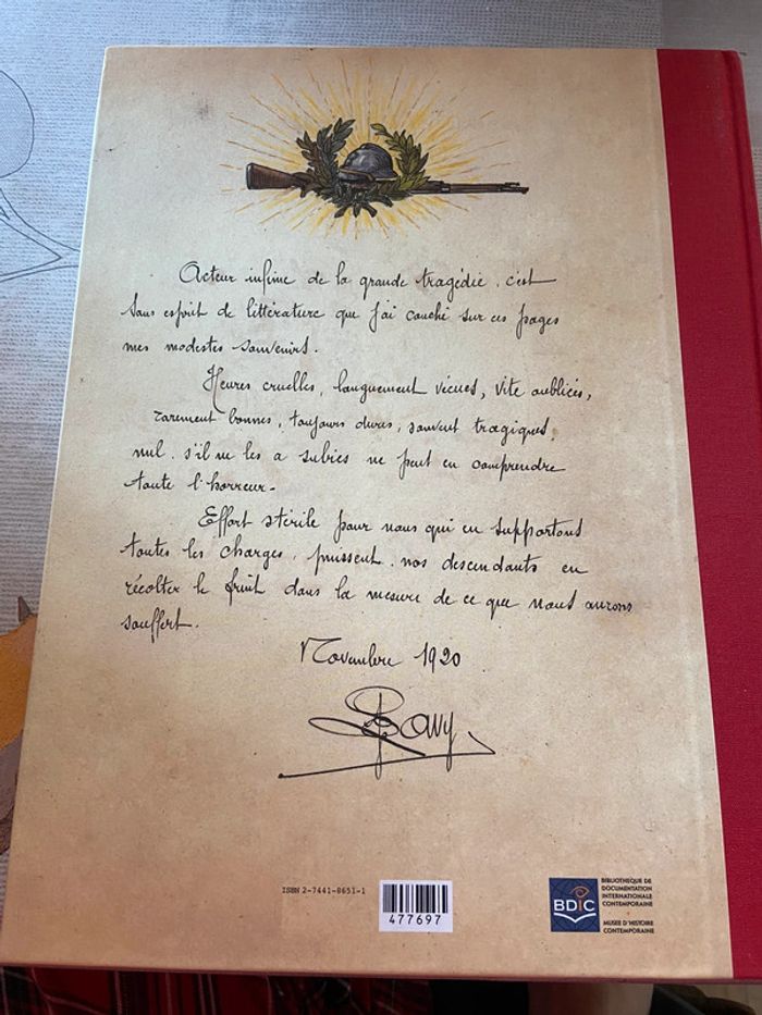 Ma grande guerre récit et dessins Gaston Lavy - photo numéro 2