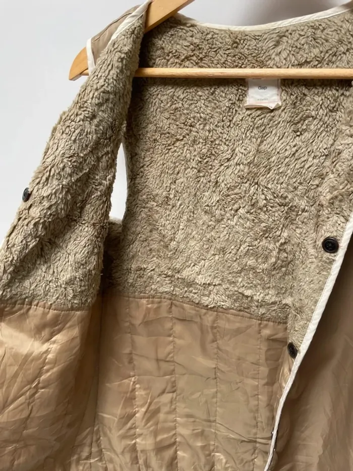 Gap Liner Vest Camel Brown Womens S - photo numéro 4