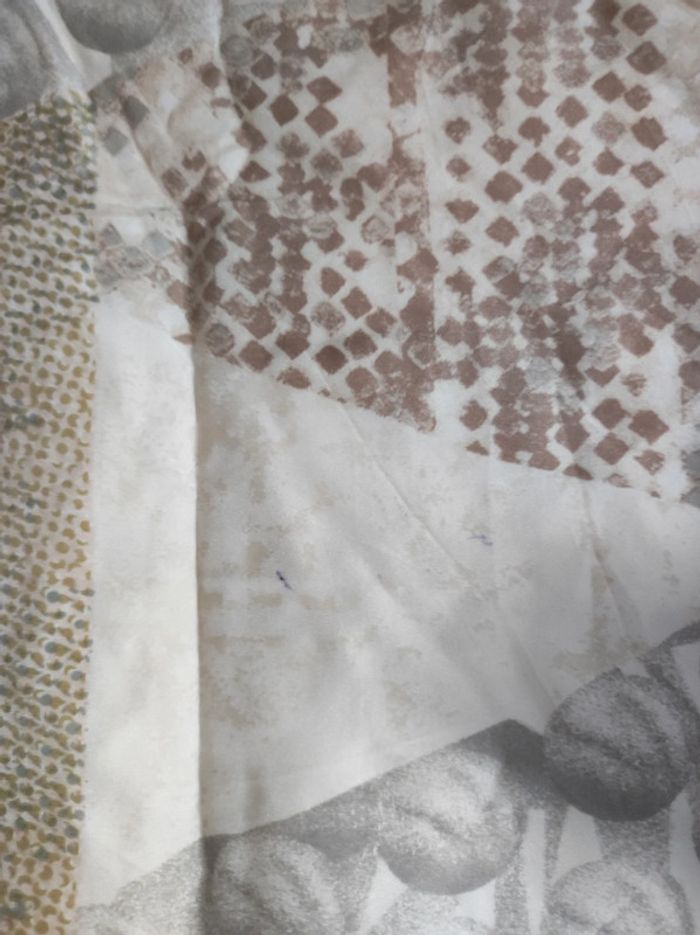 H&M robe motifs écailles en soie taille M - photo numéro 5