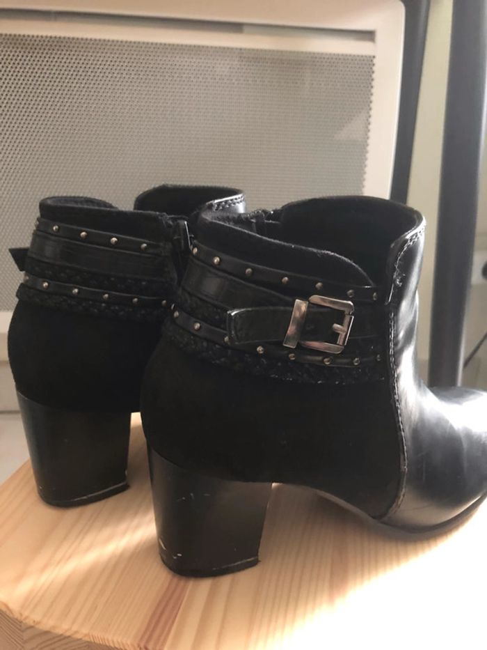 Bottine à talon noir - photo numéro 3