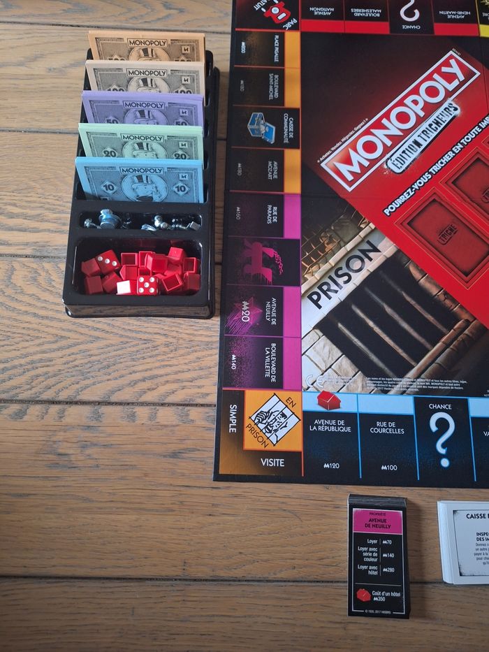 monopoly édition tricheurs jeu de société neuf hasbro - photo numéro 3