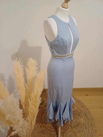 Robe longue bleue claire de soirée/cocktail taille XXS/XS 32/34
