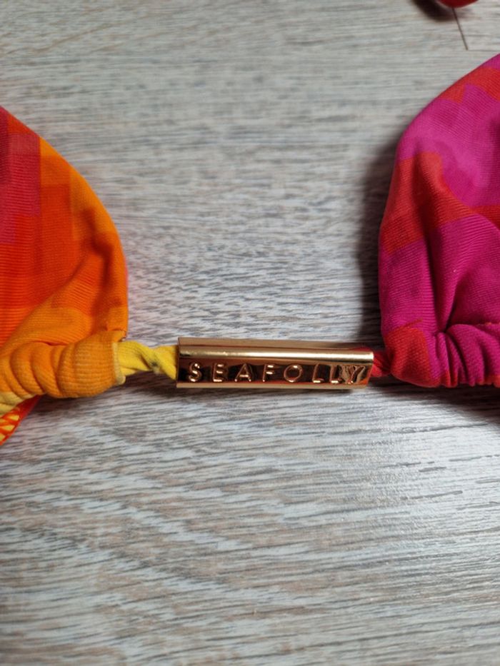 Maillot de bain bikini 2 pièces neuf avec étiquette Seafolly taille 36 - photo numéro 9