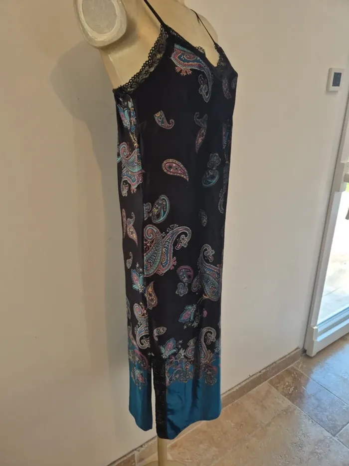 Robe longue effet velours - photo numéro 5