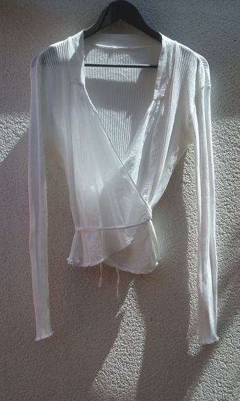 cache-cœur d'été blanc femme