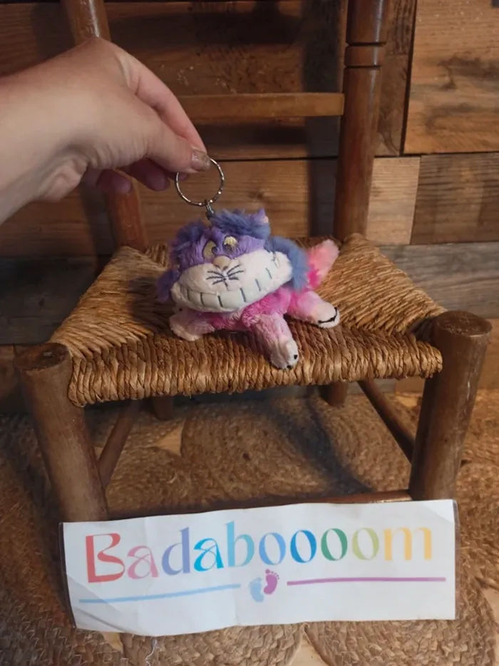 Peluche porte clef cheshire cat tbe - photo numéro 2