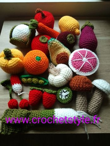 Lot de dînette crochet