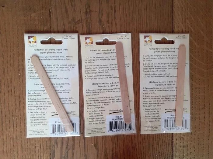 Neuf 3 plaques de decalcomanie sous blister - photo numéro 2