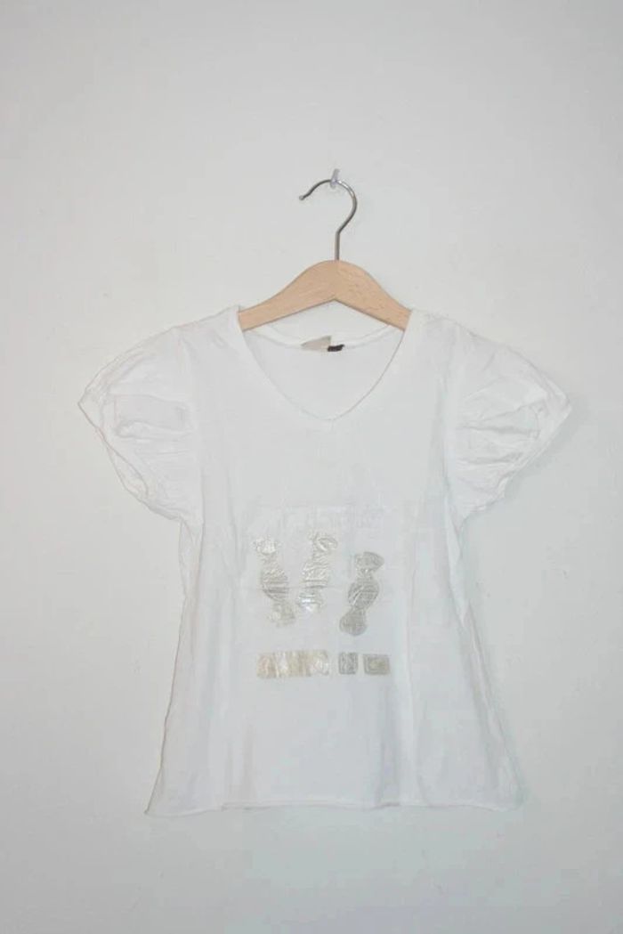 Tee shirt manches courtes col V Ikks