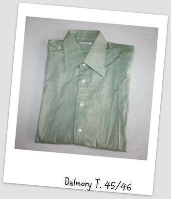 Chemise verte manches longues Dalmory taille 45/46