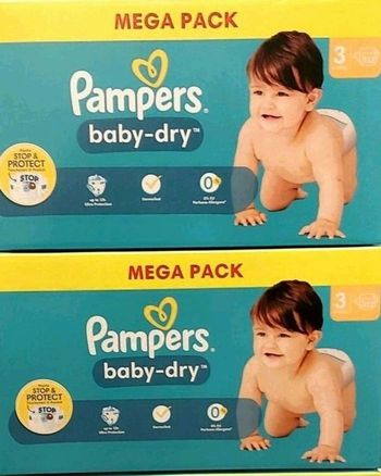 🎈448 couches taille 3 baby dry pampers 🎈