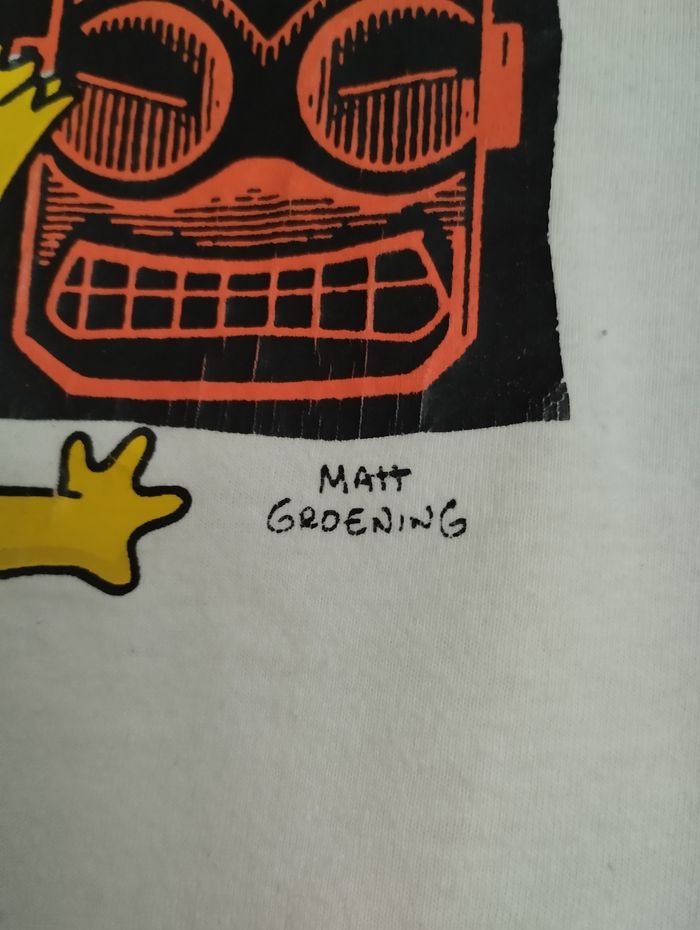 T-shirt The Simpsons Matt Groening taille 12 ans - photo numéro 3