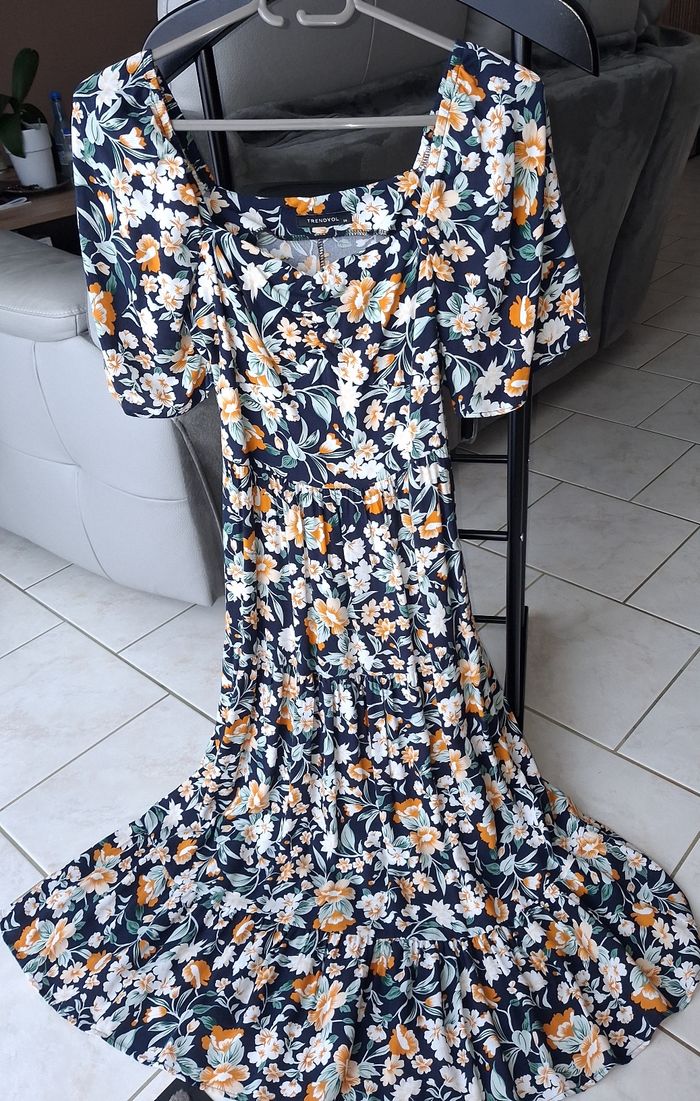 Robe llngue été fleuri - photo numéro 2