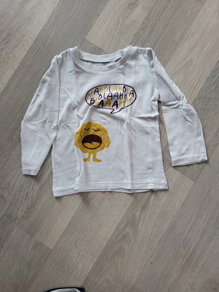 Lot tee-shirts "Inextenso" 12-18mois - photo numéro 2