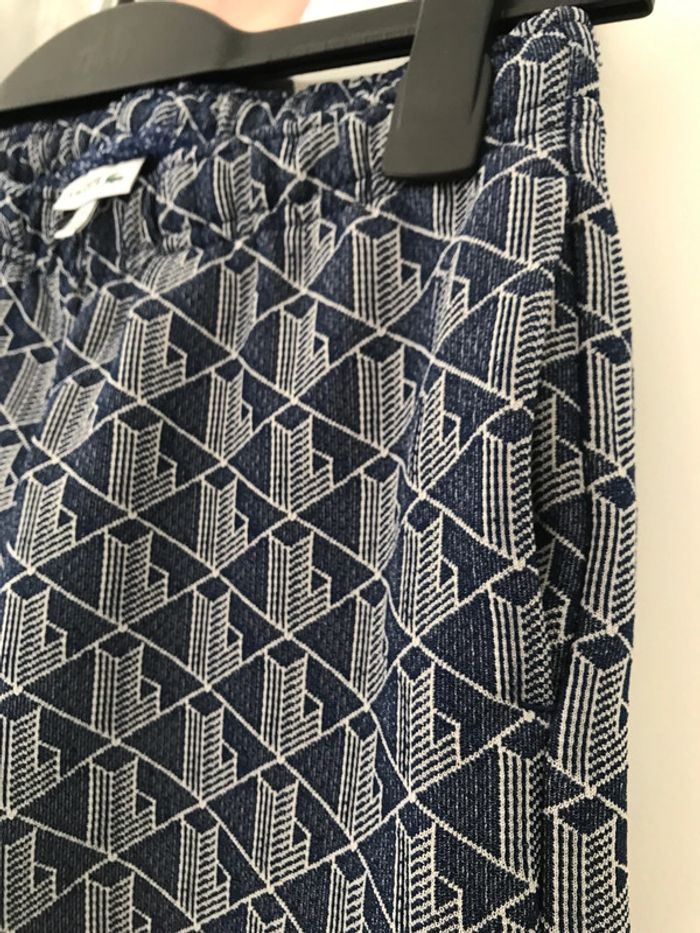 Ensemble survêtement veste et pantalon monogramme Lacoste 12 ans - photo numéro 6