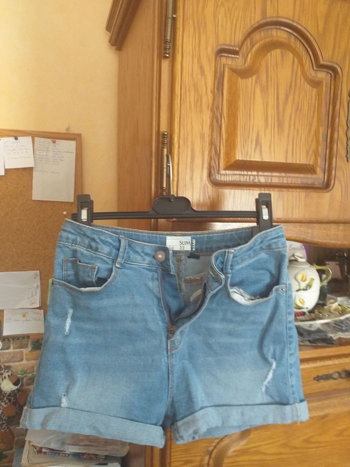 short jean fille