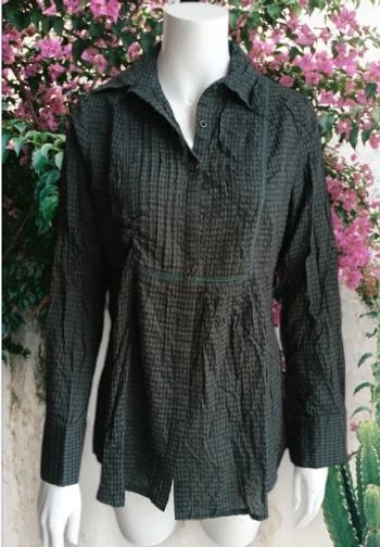 Chemise à petits carreaux ( lire mesures avant achat)