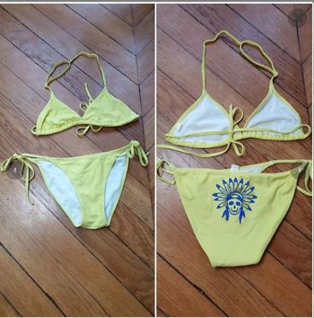 Maillot de bain indien jaune Taille 14 ans