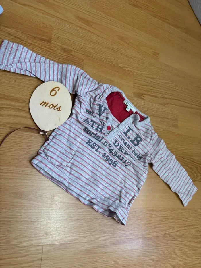 Tee shirt manche longue/chemise - photo numéro 2