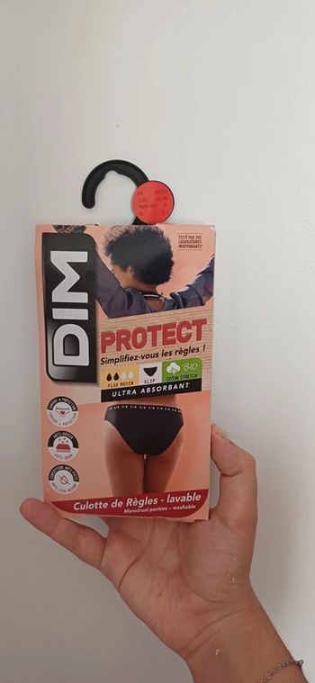 🩸 Culotte menstruelle DIM Protect – Taille XL (48/50)