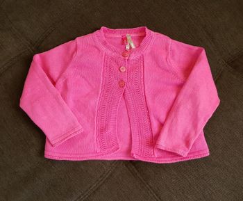 🌸 Gilet - Rose - Orchestra - 6 mois 🌸