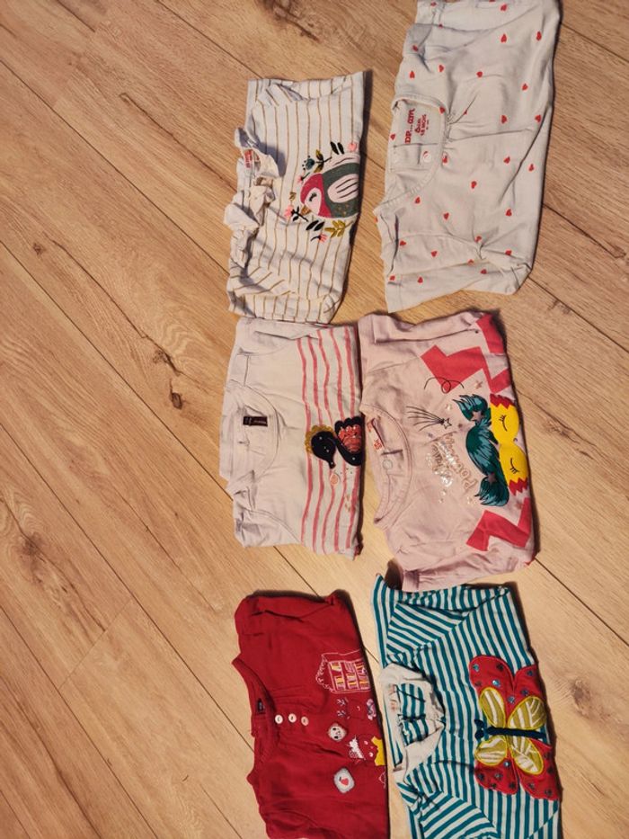 Lot tee shirts manches longues