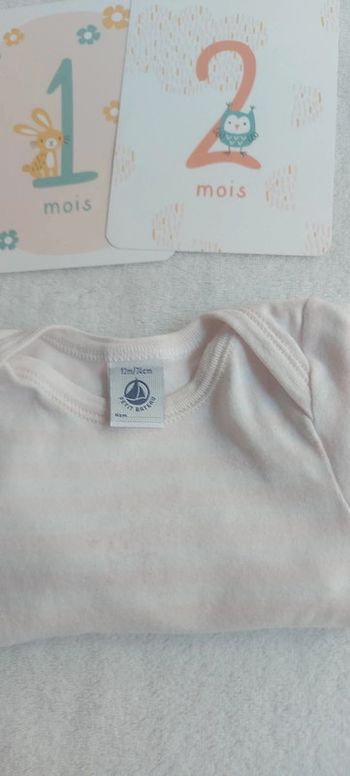 Bodies manche longue bébé fille 12 mois