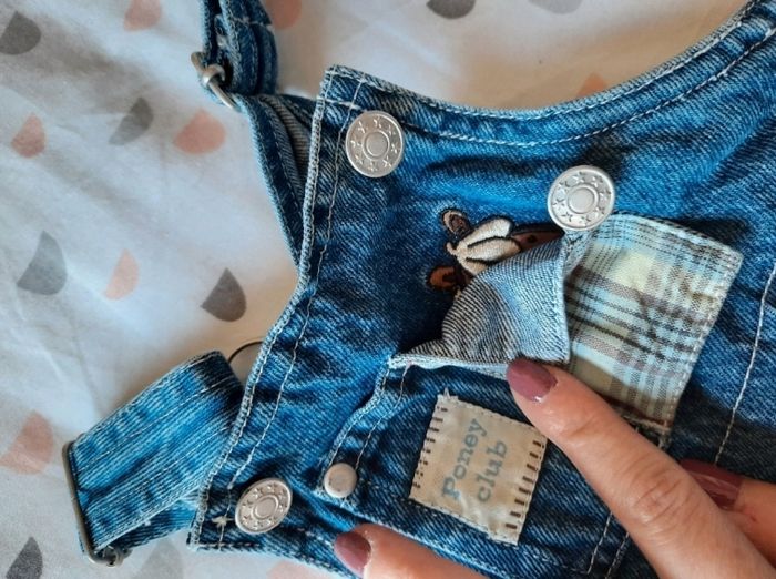 Ensemble salopette et chemise Kimbaloo 6M - photo numéro 4