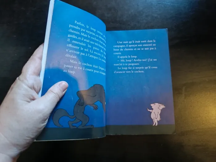 Livre L'INVITATION FAITE AU LOUP - Christian Oster - photo numéro 4