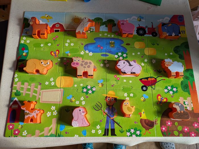 Happy farm puzzle géant - photo numéro 8