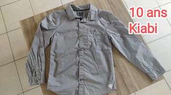 Chemise manches longues 10 ans Kiabi