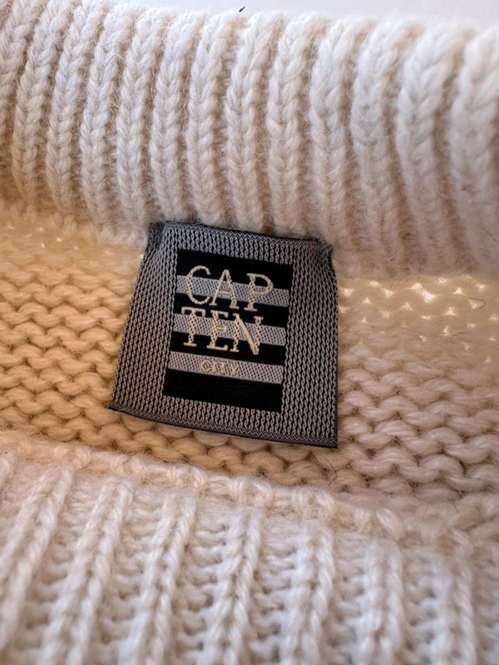 Pull Capten city taille XL beige - photo numéro 2
