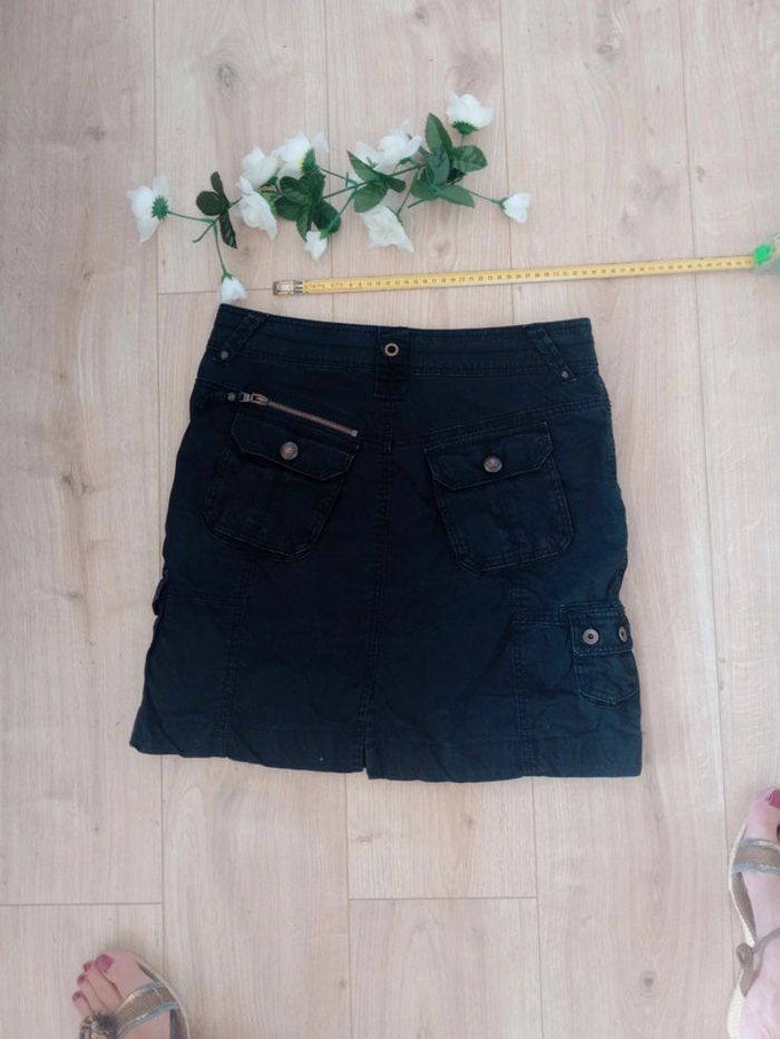 Jupe 40 noire type délavé c88 - photo numéro 12