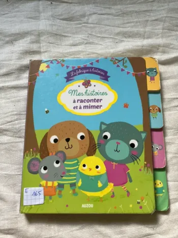 Livre enfant – Mes histoires à raconter et à mimer (La fabrique à histoires, éd. Auzou)