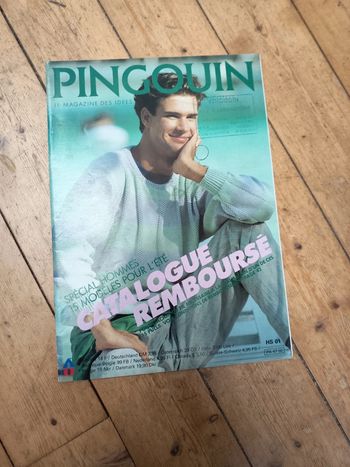 Catalogue tricot pingouin hommes vintage HS01